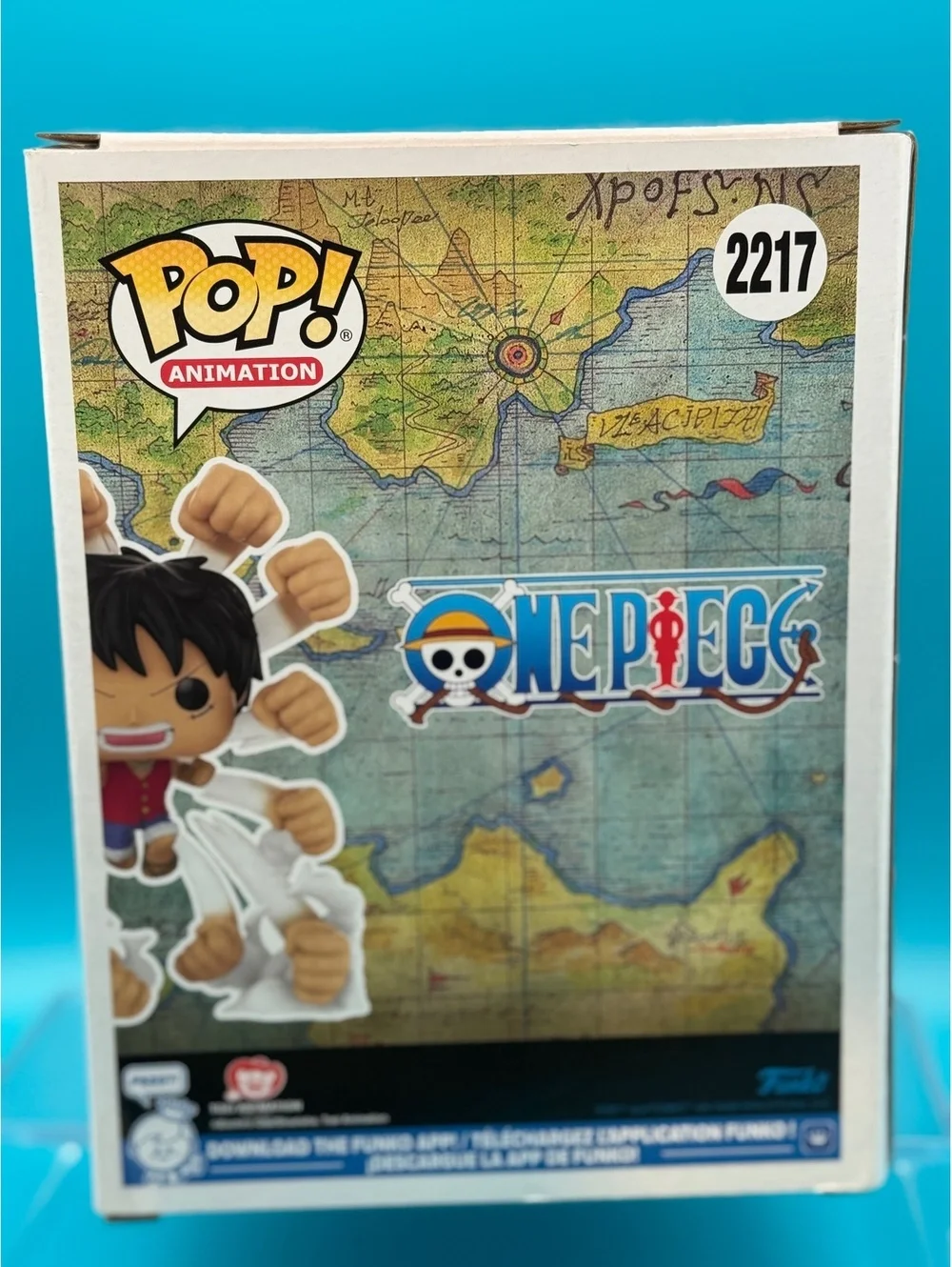 Colleen Clinkenbeard and Erica Schroeder signed gum gum Luffy Funko with JSA COA